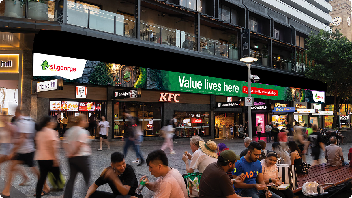 St.George 'Value lives here' OOH